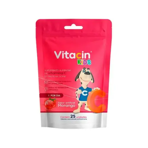 VITACIN KIDS 30MG C/25 GOMAS MORANGO (GEOLAB)