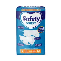 FRALDA ADULTA SAFETY 8UN REG M