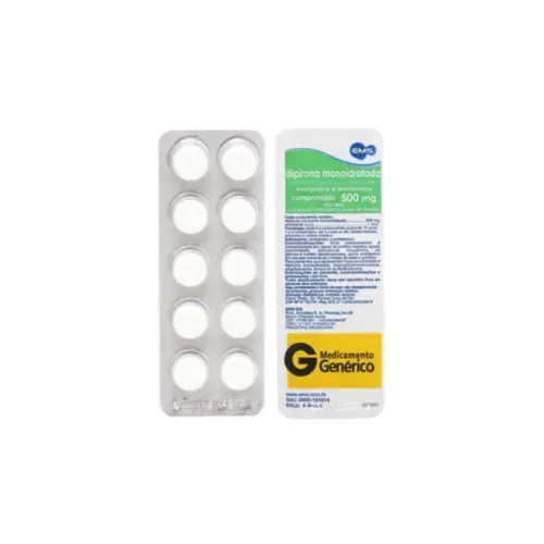 GEN DIPIRONA 500MG C/10COMP