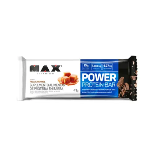 BARRA PROT POWER MILK CARAMELO 41G