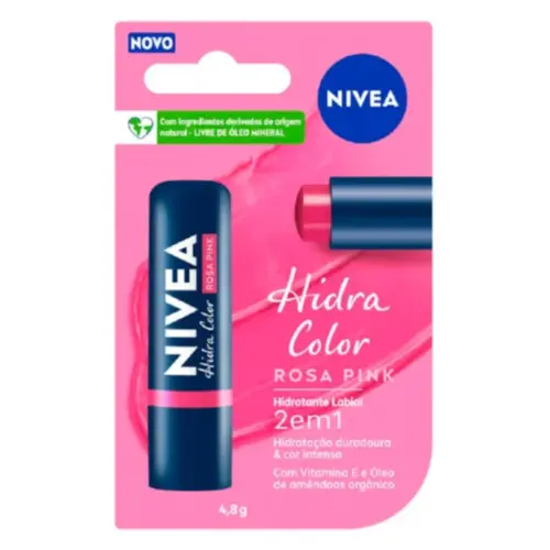 HID LABIAL NIVEA COLOR ROSA PINK 4,8G
