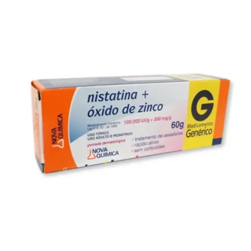 GENERICO NISTATINA+OXIDO ZINCO POMADA C/60G