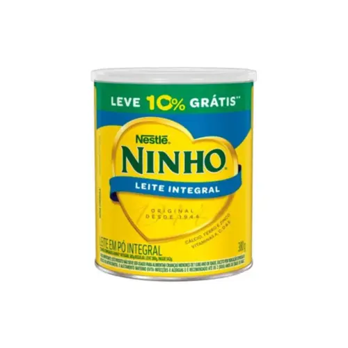 LEITE NINHO 380G INTEGRAL 10% GRATIS