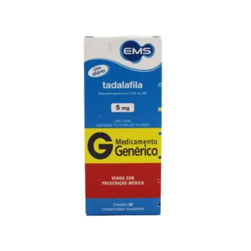 GEN TADALAFILA 5MG C/30COMPRIMIDO(EMS)