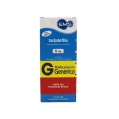 GEN TADALAFILA 5MG C/30COMPRIMIDO(EMS)