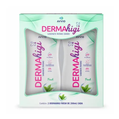 KIT SABONETE  LIQ INT DERMAHIGI FRESH C/2 UN 200ML