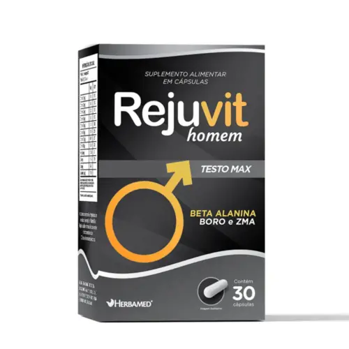 REJUVIT HOMEM TESTO MAX 500MG 30CAPS
