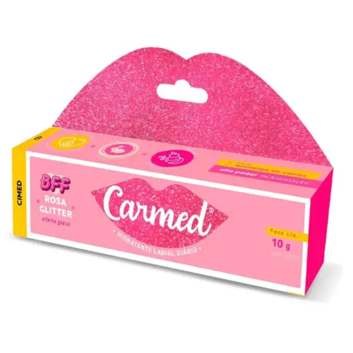 CARMED HIDRA LAB ROSA GLITTER 10G