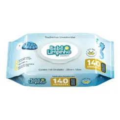 TOALHA UMED BEBELIMPINHO PREM C/140 UN