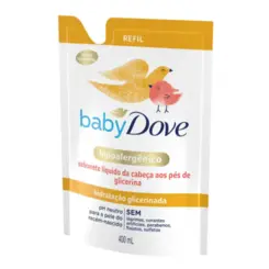 SABONETE LIQUIDO INFANTIL DOVE BABY REFIL CABECA AOS PES 400ML
