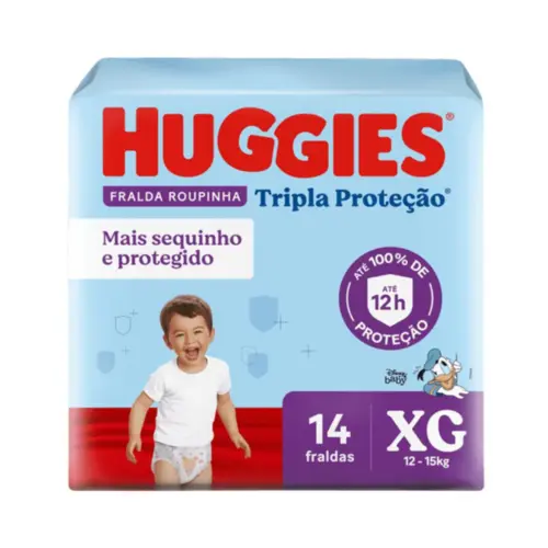 FRA HUGGIES ROUP TRIPLA PROT JBINHO XG 14UN