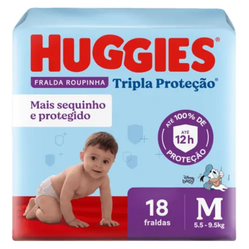 FRA HUGGIES ROUP TRIPLA PROT JBINHO M 18UN